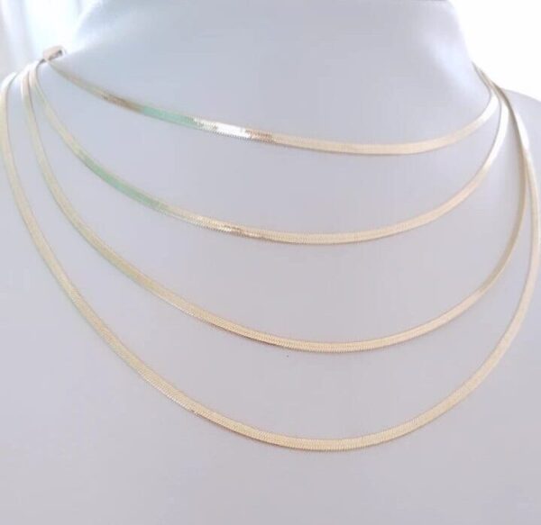 Chocker laminada Banho Ouro - Imagem 2