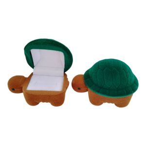 Caixinha Veludo Tartaruga